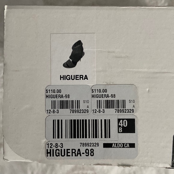 EUC * Aldo * Open Toe Neoprene Ankle Booties * Size 40 (9) - Picture 2 of 5